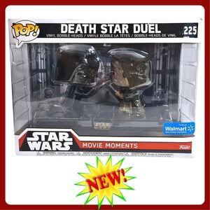 Funko Pop Star Wars Movie Moments Death Star Duel 225 Vader Obi-Wan Exclusive